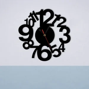 Displaced Wall Clock – Metal Wall Decor
