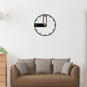 Minimal Wall Clock – Modern Geometric Metal Clock